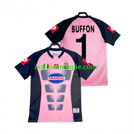 Divisa di Calcio Juventus Buffon 1 2002-2003 Portiere Retro Trasferta